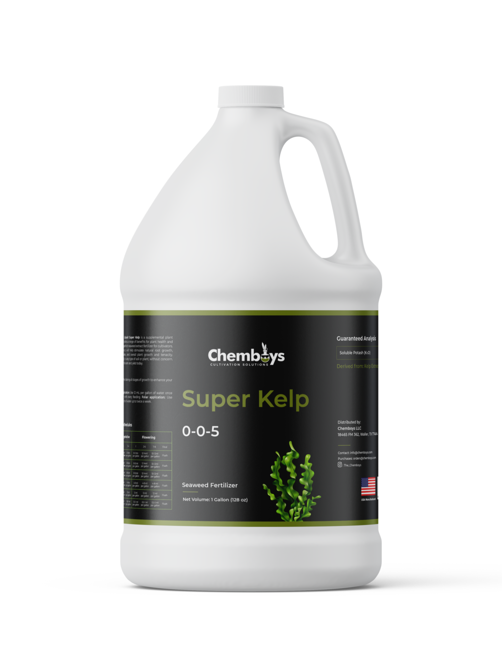 Super Kelp Liquid Gallon Bottle